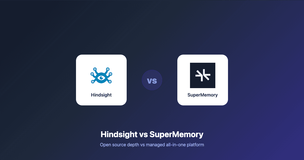 Hindsight vs SuperMemory: Agent Memory Compared (2026)