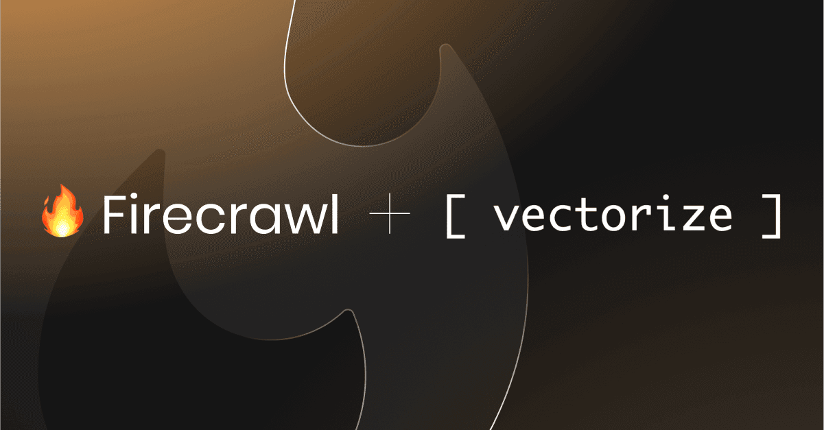 Vectorize and Firecrawl: Real-Time Data Integration for Smarter RAG Pipelines