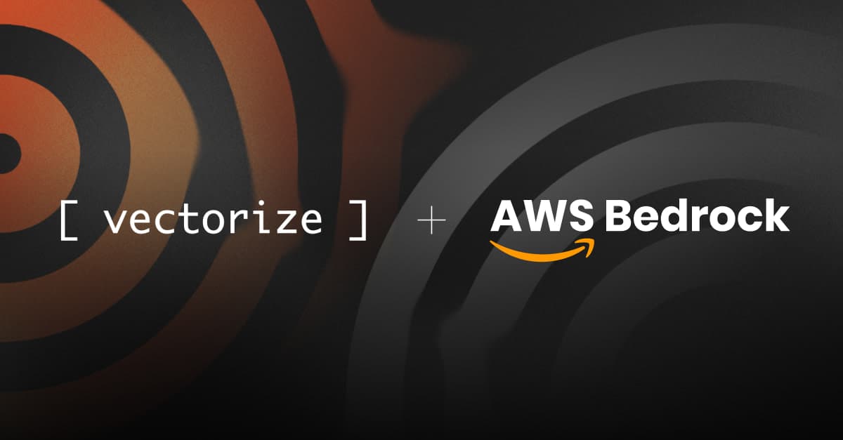 Build Smarter RAG Pipelines with Vectorize and Amazon Bedrock