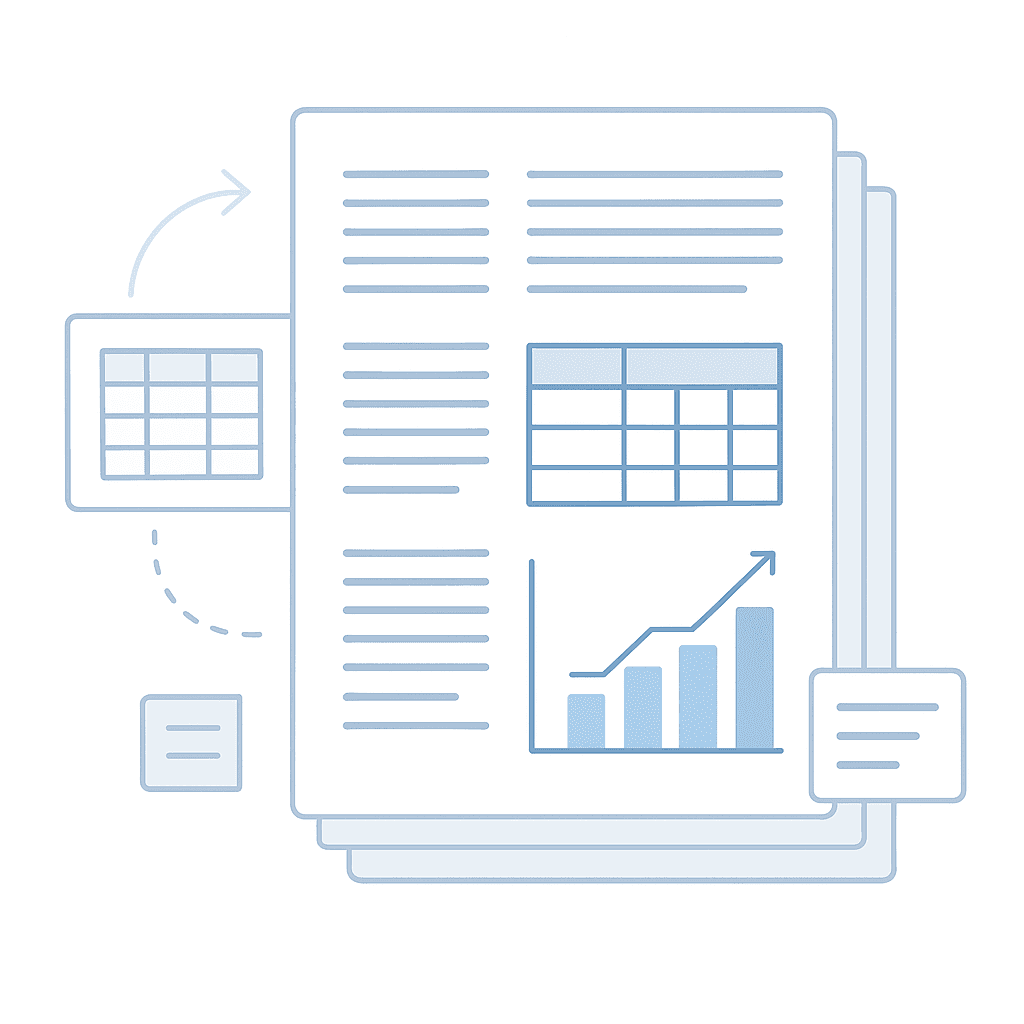 Complex layouts document parsing