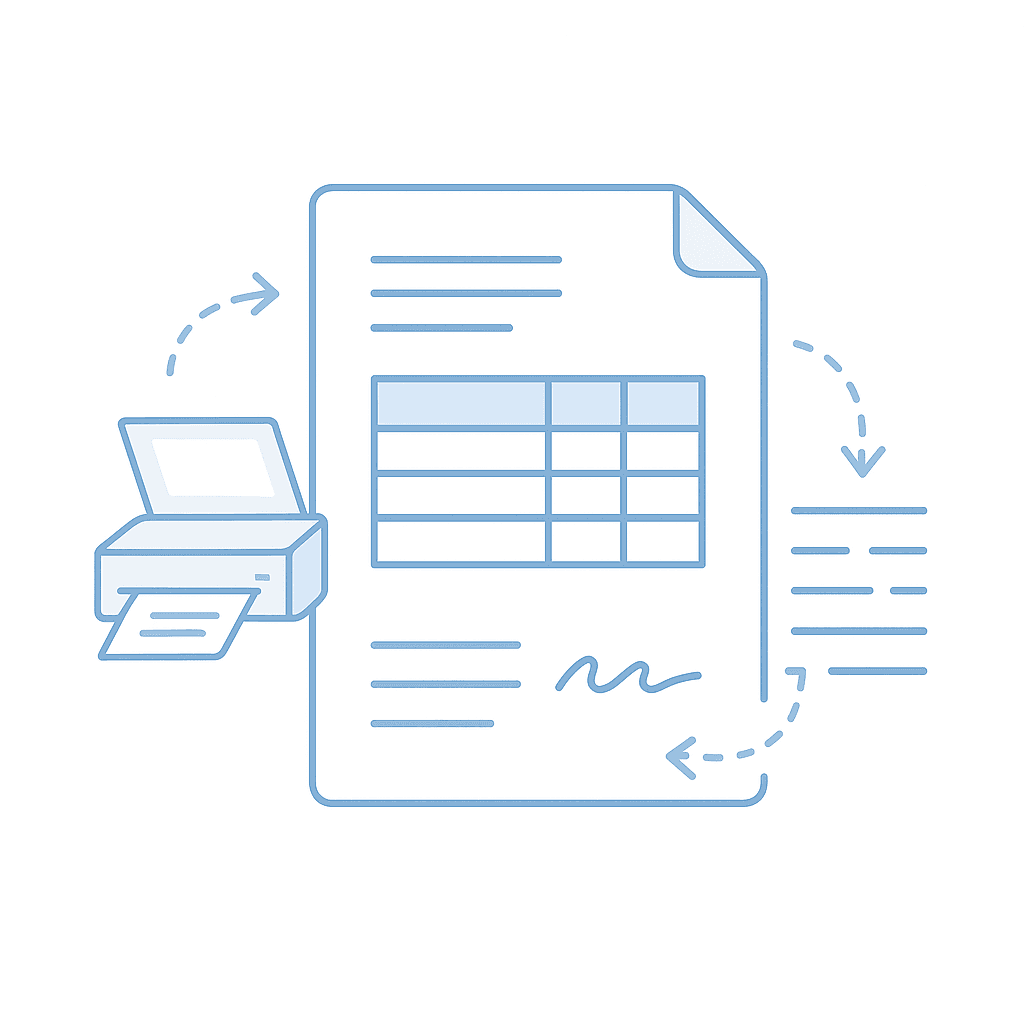 Legal documents scans and faxes